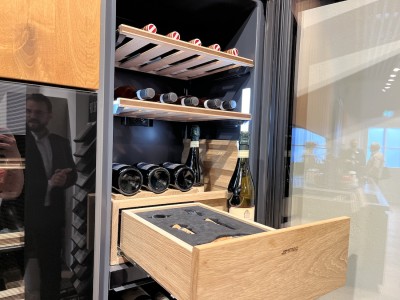 SMEG - wijnklimaat koelkast met speciale sommelier lade