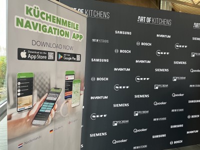 Art of Kitchens promotie van onze Kuchenmeile app