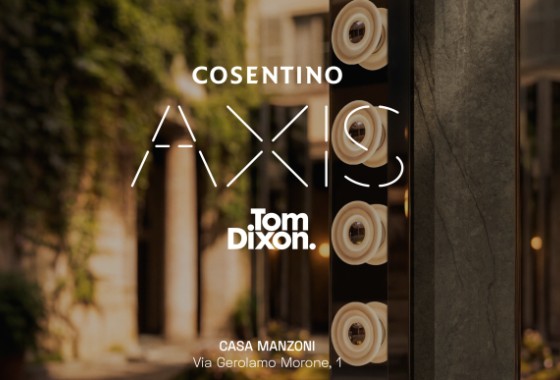 Cosentino en Tom Dixon presenteren AXIS in Milaan