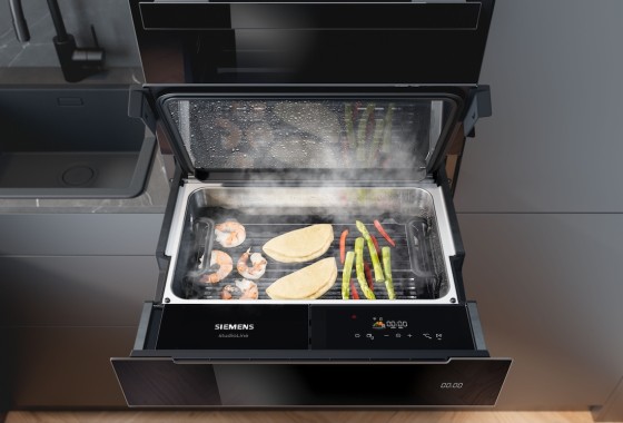 Siemens introduceert stoomlade voor thuiskeukens