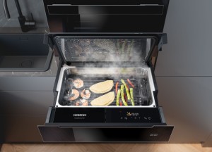 Siemens introduceert stoomlade voor thuiskeukens