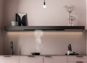 Falmecâ€™s Shelf is een stijlvolle wandplank met geÃ¯ntegreerde afzuiging voor de eigentijdse keuken