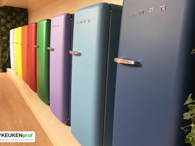 SMEG nieuwe kleuren jaren 50 koelkasten